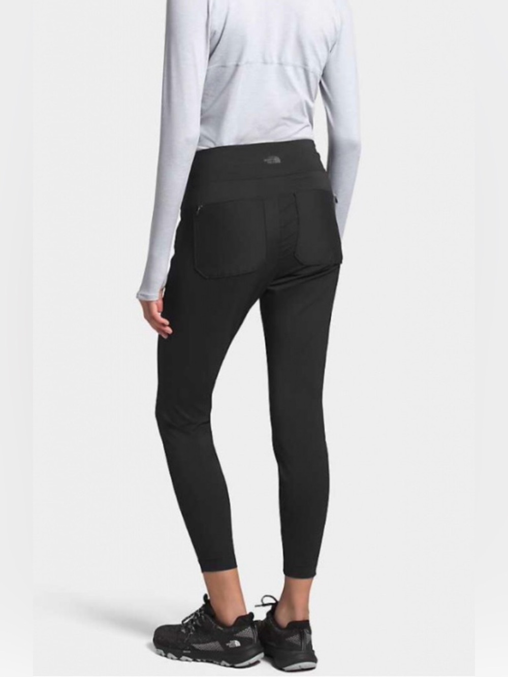The North Face Women's Paramount Black Hybrid High Rise Tights Large EUC - Picture 2 of 9